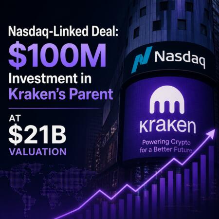 Nasdaq-Linked Deal: $100M Investment in Krakenโs Parent at $21B Valuation Nasdaq-Linked Deal: $100m Investment In Krakenโs Parent At $21b Valuation