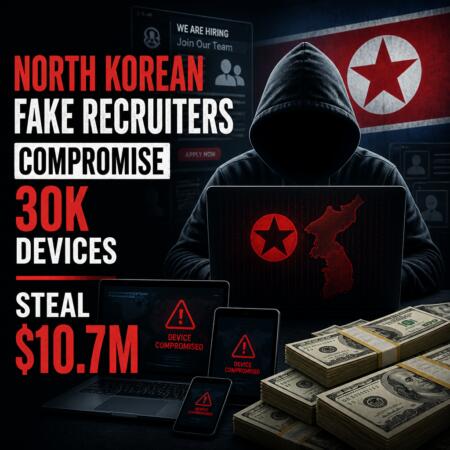 North Korean Fake Recruiters Compromise 30K Devices, Steal $10.7M North Korean Fake Recruiters Compromise 30k Devices, Steal $10.7m