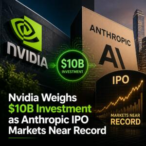 Nvidia Weighs $10b Investment As Anthropic Ipo Markets Near Record
