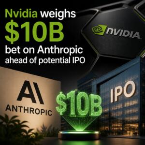 Nvidia Weighs $10b Bet On Anthropic Ahead Of Potential Ipo