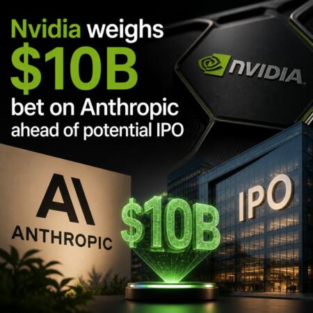 Nvidia weighs $10B bet on Anthropic ahead of potential IPO Nvidia Weighs $10b Bet On Anthropic Ahead Of Potential Ipo
