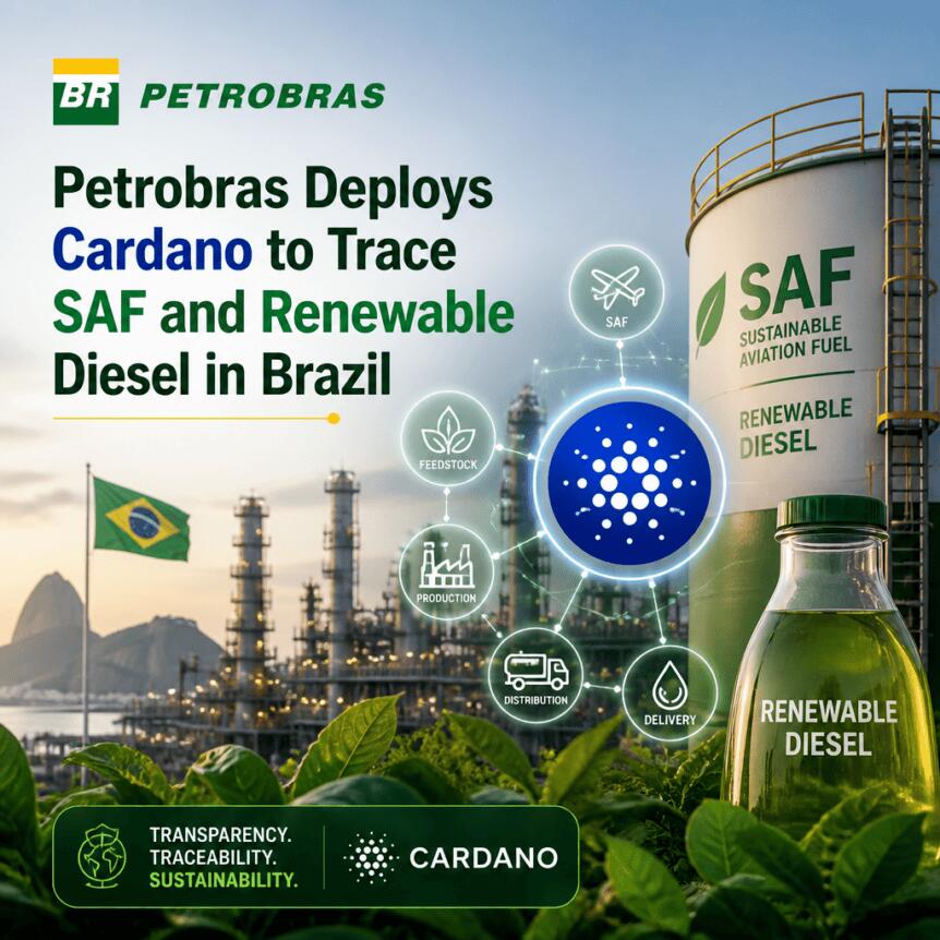 Petrobras Deploys Cardano to Trace SAF and Renewable Diesel in Brazil Petrobras Deploys Cardano To Trace Saf And Renewable Diesel In Brazil