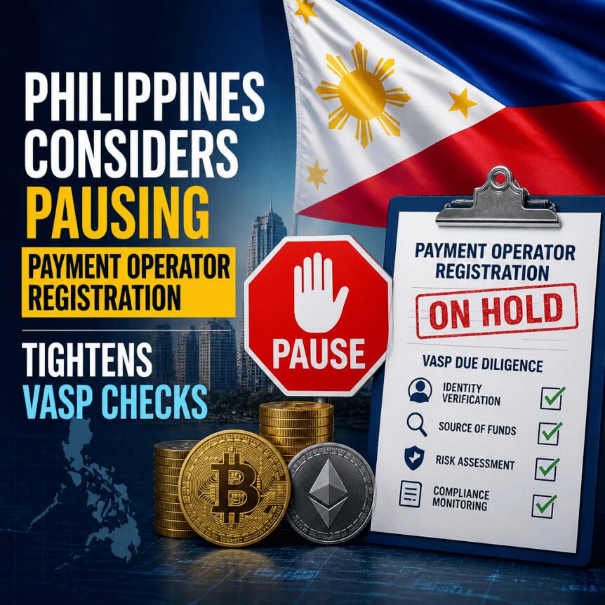 Philippines Considers Pausing Payment Operator Registration, Tightens VASP Checks Philippines Considers Pausing Payment Operator Registration, Tightens Vasp Checks