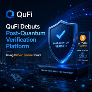 Qufi Debuts Post-Quantum Verification Platform Using Bitcoin Testnet Proof