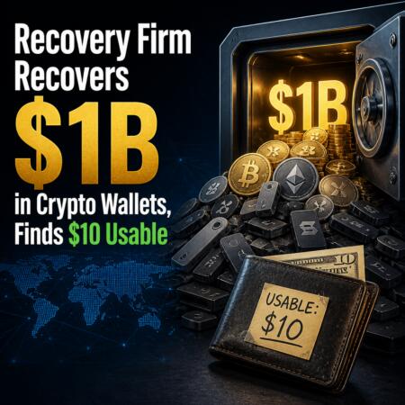 Recovery Firm Recovers $1b In Crypto Wallets, Finds $10 Usable