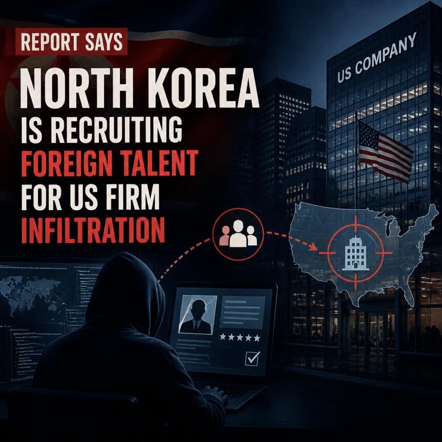 Report Says North Korea Is Recruiting Foreign Talent for US Firm Infiltration Report Says North Korea Is Recruiting Foreign Talent For Us Firm Infiltration