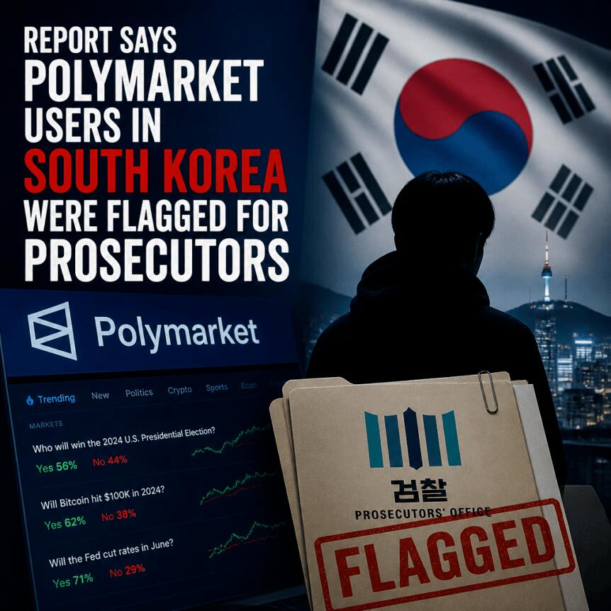 Report Says Polymarket Users In South Korea Were Flagged For Prosecutors