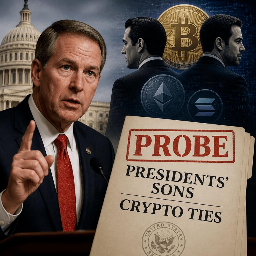 Republican Senator Seeks Probe of Presidents’ Sons Linked to Crypto Republican Senator Seeks Probe Of Presidents’ Sons Linked To Crypto