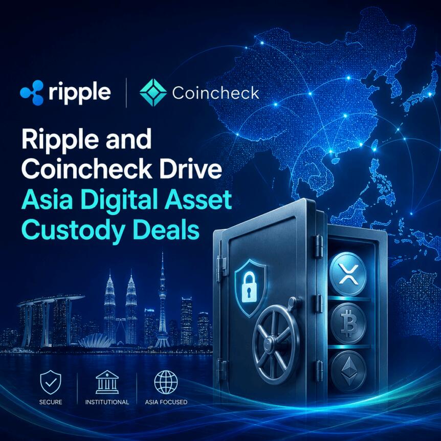 Ripple And Coincheck Drive Asia Digital Asset Custody Deals