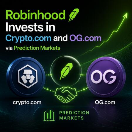 Robinhood Invests In Crypto.com And Og.com Via Prediction Markets