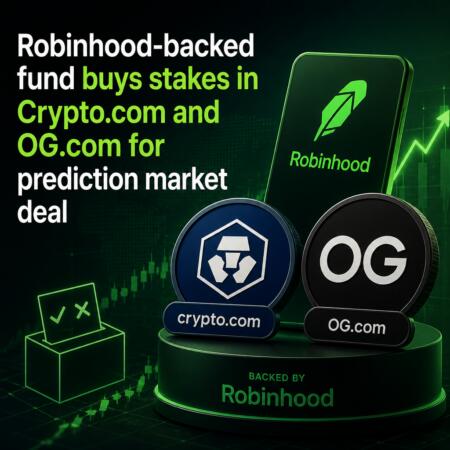 Robinhood-backed fund buys stakes in Crypto.com and OG.com for prediction market deal Robinhood-Backed Fund Buys Stakes In Crypto.com And Og.com For Prediction Market Deal