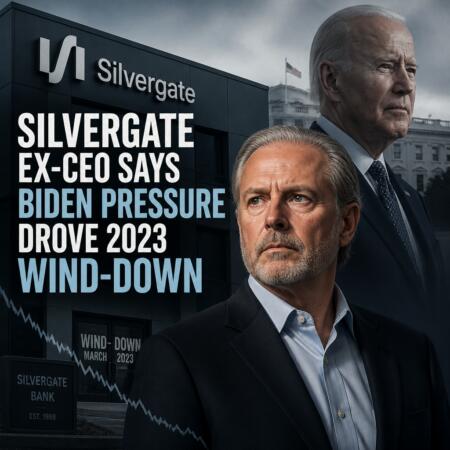 Silvergate Ex-CEO Says Biden Pressure Drove 2023 Wind-Down Silvergate Ex-Ceo Says Biden Pressure Drove 2023 Wind-Down
