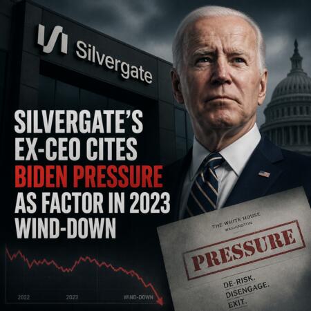 Silvergate’s ex-CEO cites Biden pressure as factor in 2023 wind-down Silvergate’s Ex-Ceo Cites Biden Pressure As Factor In 2023 Wind-Down