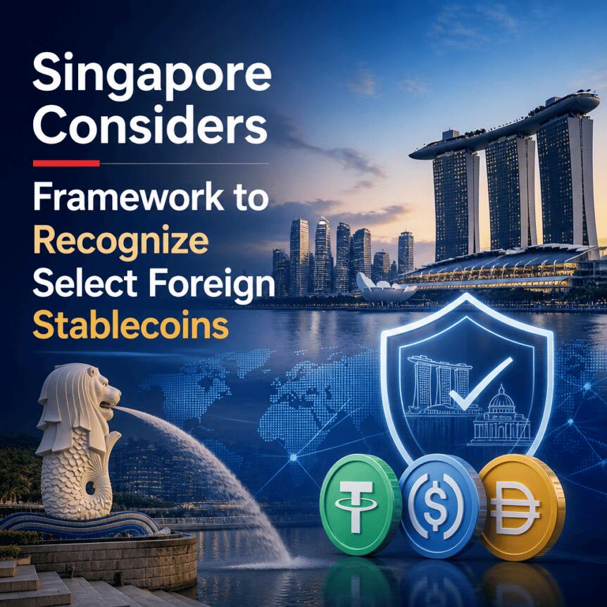 Singapore Considers Framework To Recognize Select Foreign Stablecoins