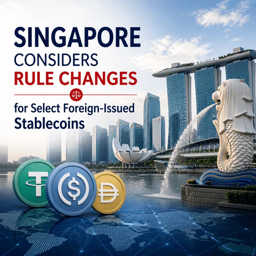 Singapore Considers Rule Changes for Select Foreign-Issued Stablecoins Singapore Considers Rule Changes For Select Foreign-Issued Stablecoins