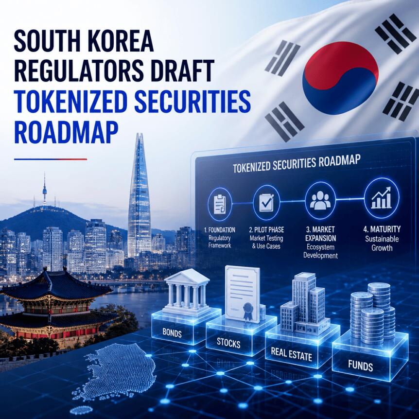 South Korea Regulators Draft Tokenized Securities Roadmap