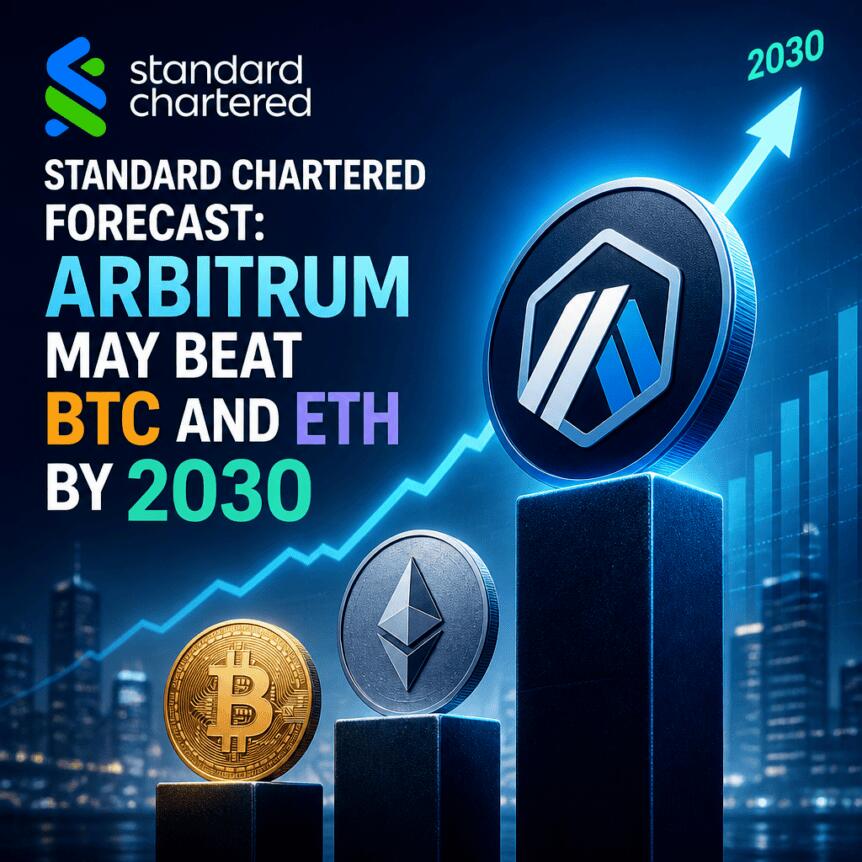 Standard Chartered Forecast: Arbitrum May Beat BTC and ETH by 2030