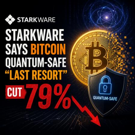 StarkWare says Bitcoin quantum-safe “last resort” cut 79% Starkware Says Bitcoin Quantum-Safe “last Resort” Cut 79%