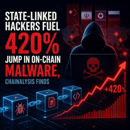 State-Linked Hackers Fuel 420% Jump in On-Chain Malware, Chainalysis Finds State-Linked Hackers Fuel 420% Jump In On-Chain Malware, Chainalysis Finds