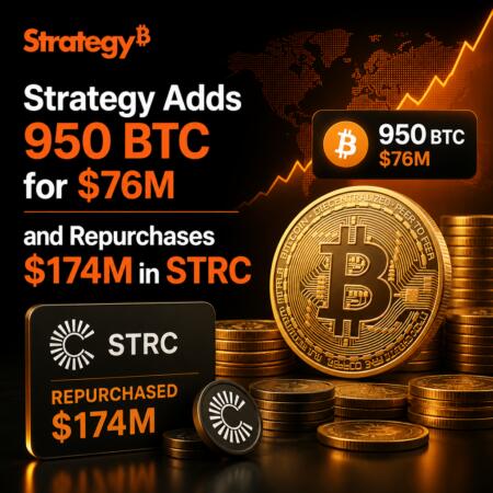 Strategy Adds 950 Btc For $76m And Repurchases $174m In Strc
