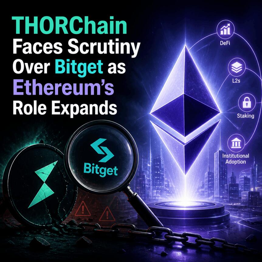 THORChain Faces Scrutiny Over Bitget as Ethereum’s Role Expands Thorchain Faces Scrutiny Over Bitget As Ethereum’s Role Expands