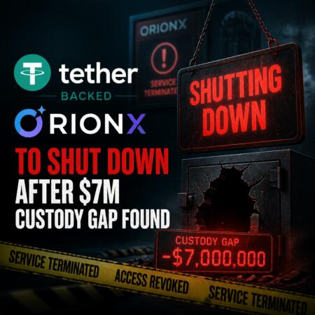 Tether-Backed Orionx to Shut Down After $7M Custody Gap Found Tether-Backed Orionx To Shut Down After $7m Custody Gap Found