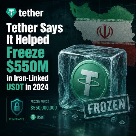 Tether Says It Helped Freeze $550M in Iran-Linked USDT in 2024 Tether Says It Helped Freeze $550m In Iran-Linked Usdt In 2024