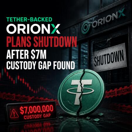 Tether-backed Orionx Plans Shutdown After $7M Custody Gap Found Tether-Backed Orionx Plans Shutdown After $7m Custody Gap Found