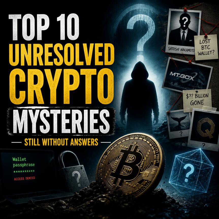 Top 10 Unresolved Crypto Mysteries Still Without Answers