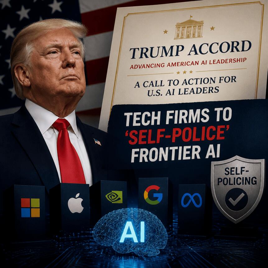 Trump Accord Urges Tech Firms to ‘Self-Police’ Frontier AI Trump Accord Urges Tech Firms To ‘self-Police’ Frontier Ai