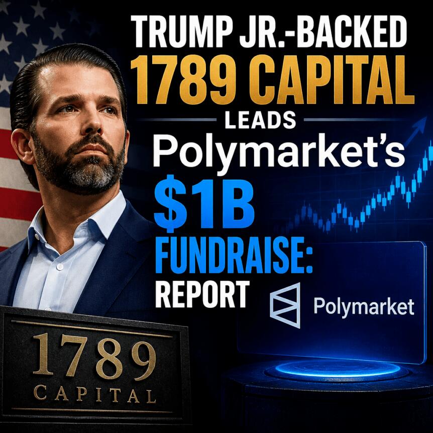 Trump Jr.-Backed 1789 Capital Leads Polymarket’s $1B Fundraise: Report