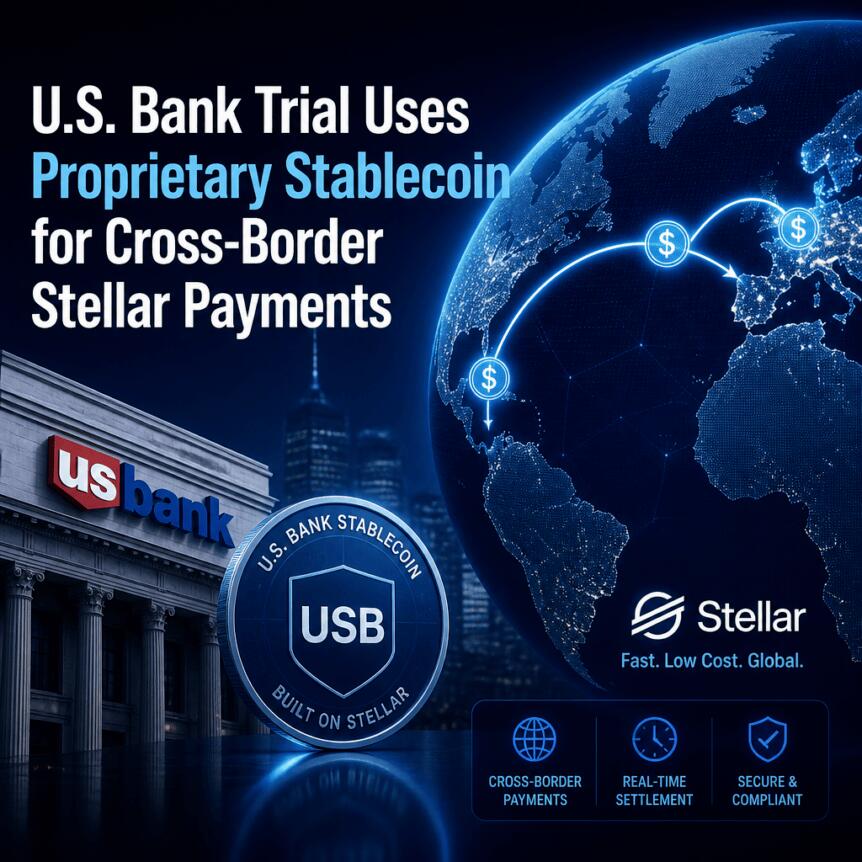 U.s. Bank Trial Uses Proprietary Stablecoin For Cross-Border Stellar Payments