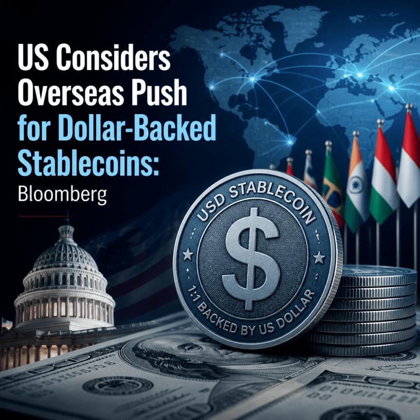 US Considers Overseas Push for Dollar-Backed Stablecoins: Bloomberg Us Considers Overseas Push For Dollar-Backed Stablecoins: Bloomberg