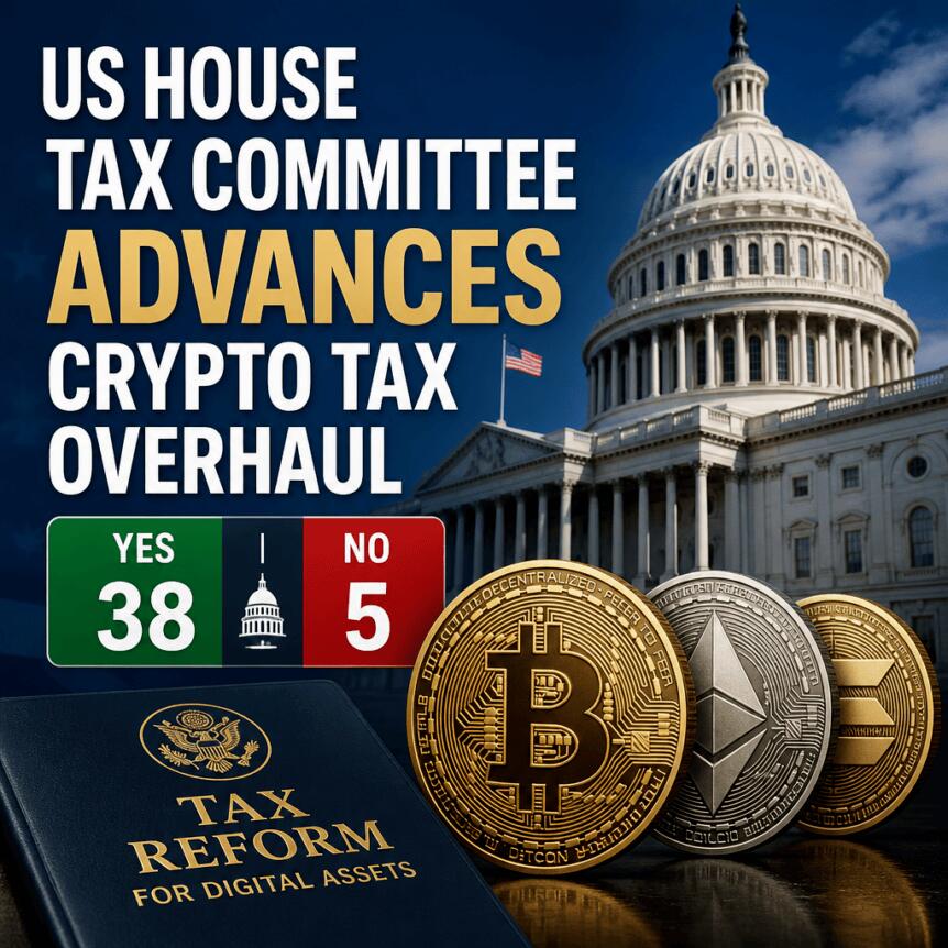 Us House Tax Committee Advances Crypto Tax Overhaul By 38–5