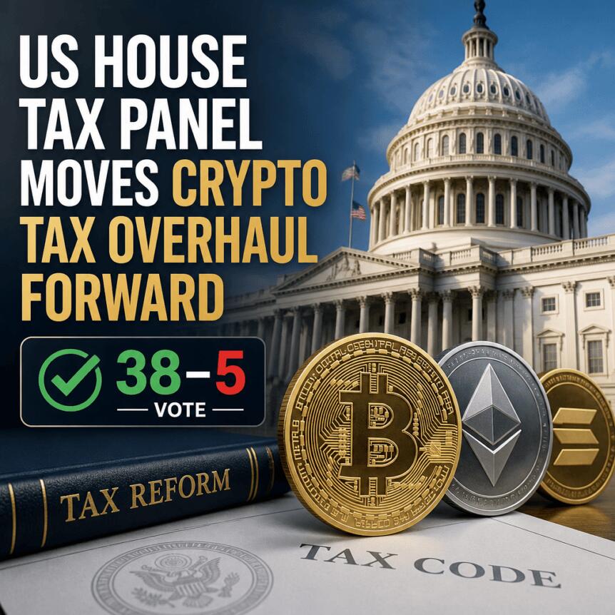 US House Tax Panel Moves Crypto Tax Overhaul Forward, 38–5 Vote Us House Tax Panel Moves Crypto Tax Overhaul Forward, 38–5 Vote