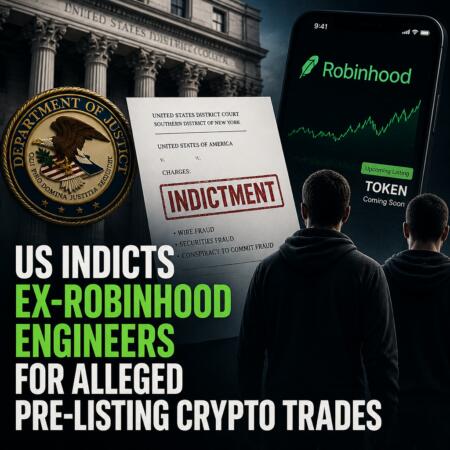 US Indicts Ex-Robinhood Engineers for Alleged Pre-Listing Crypto Trades Us Indicts Ex-Robinhood Engineers For Alleged Pre-Listing Crypto Trades