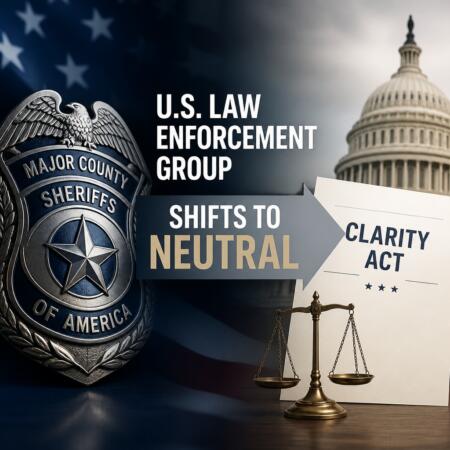 U.S. Law Enforcement Group Shifts to Neutral on CLARITY Act U.s. Law Enforcement Group Shifts To Neutral On Clarity Act