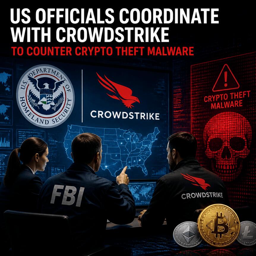 Us Officials Coordinate With Crowdstrike To Counter Crypto Theft Malware