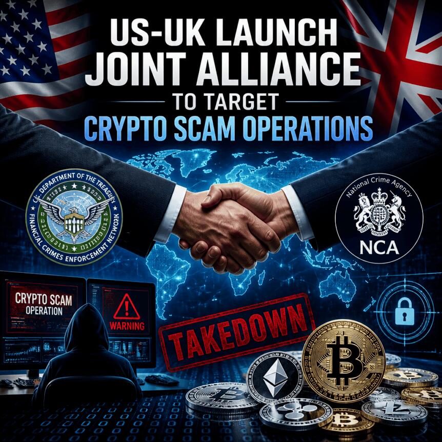 US-UK Launch Joint Alliance to Target Crypto Scam Operations Us-Uk Launch Joint Alliance To Target Crypto Scam Operations