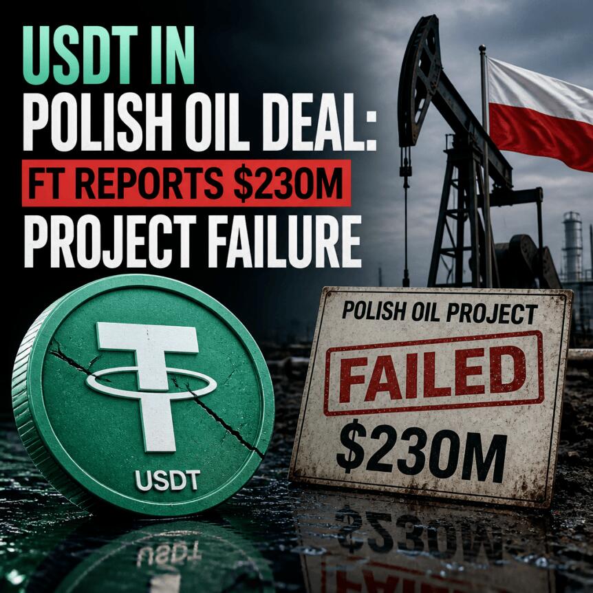 USDT in Polish Oil Deal: FT Reports $230M Project Failure Usdt In Polish Oil Deal: Ft Reports $230m Project Failure