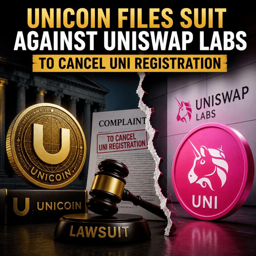 Unicoin Files Suit Against Uniswap Labs to Cancel UNI Registration Unicoin Files Suit Against Uniswap Labs To Cancel Uni Registration