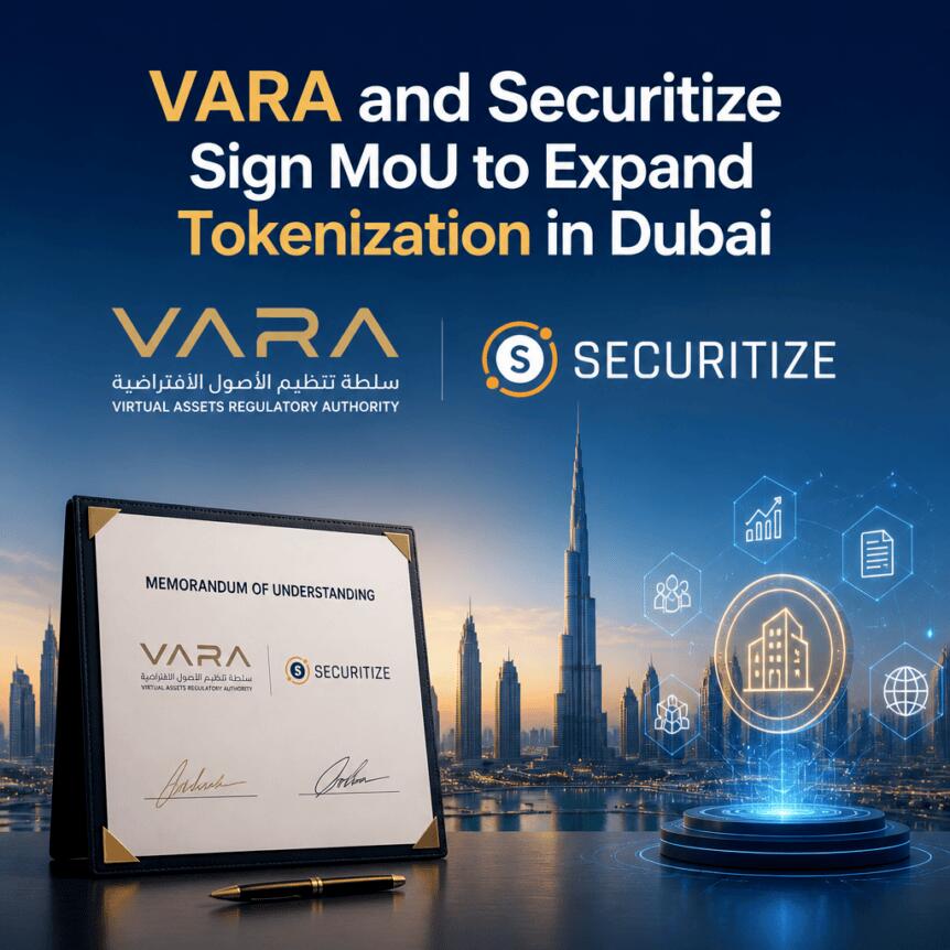Vara And Securitize Sign Mou To Expand Tokenization In Dubai