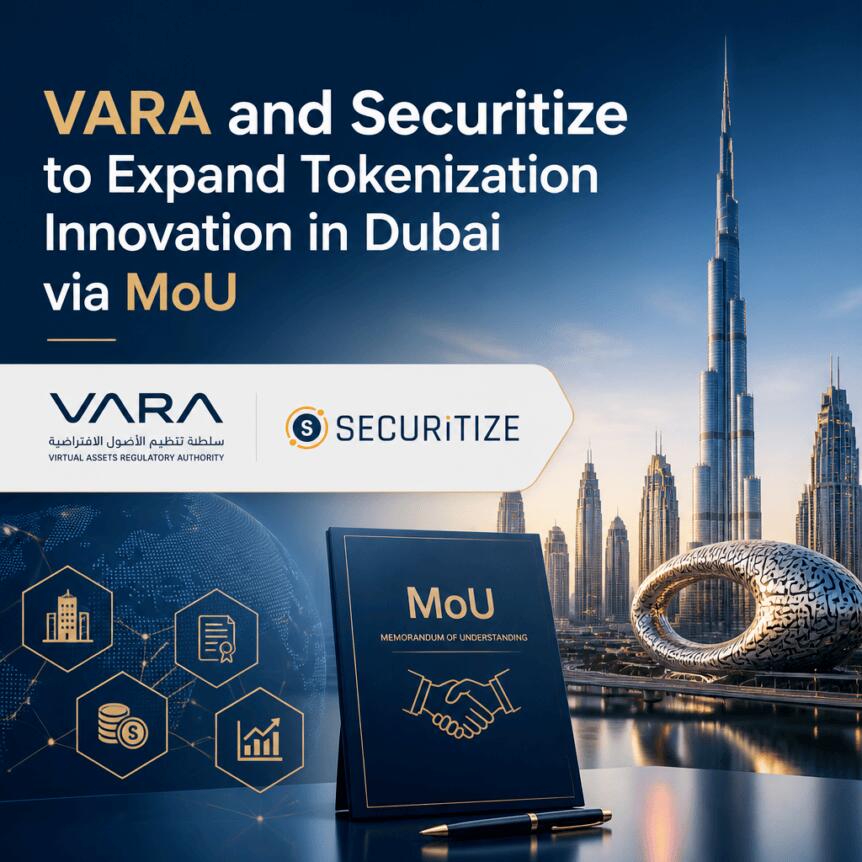 VARA and Securitize to Expand Tokenization Innovation in Dubai via MoU Vara And Securitize To Expand Tokenization Innovation In Dubai Via Mou