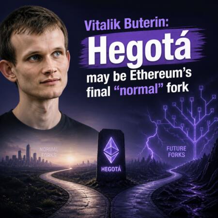 Vitalik Buterin: Hegotรก may be Ethereumโs final โnormalโ fork Vitalik Buterin: Hegotรก May Be Ethereumโs Final โnormalโ Fork