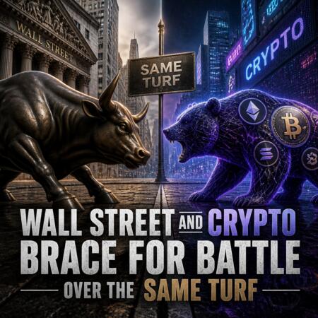 Wall Street And Crypto Brace For Battle Over The Same Turf