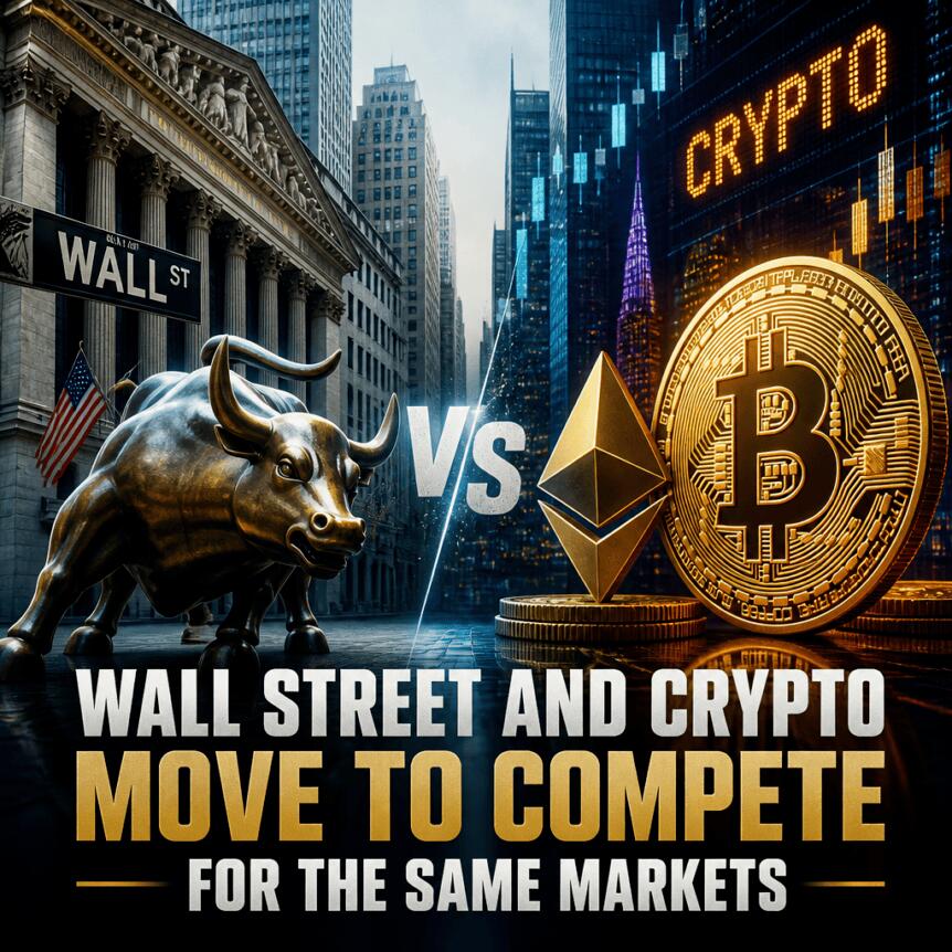 Wall Street and Crypto Move to Compete for the Same Markets Wall Street And Crypto Move To Compete For The Same Markets