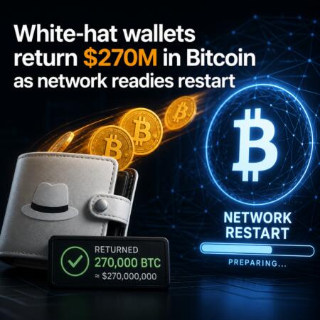 White-hat wallets return $270M in Bitcoin as network readies restart White-Hat Wallets Return $270m In Bitcoin As Network Readies Restart