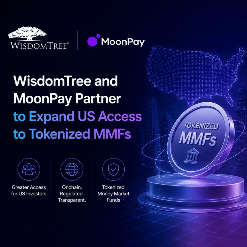 WisdomTree and MoonPay Partner to Expand US Access to Tokenized MMFs Wisdomtree And Moonpay Partner To Expand Us Access To Tokenized Mmfs