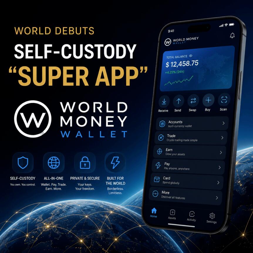 World Debuts Self-Custody “Super App” World Money Wallet