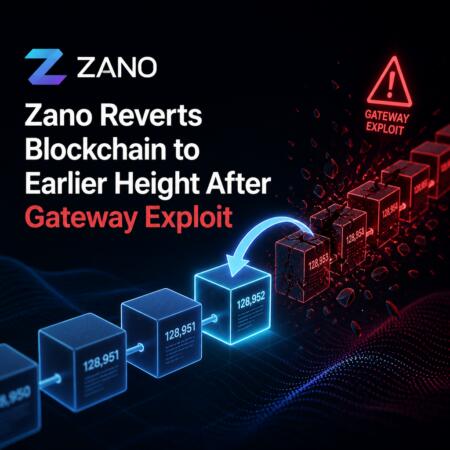 Zano Reverts Blockchain To Earlier Height After Gateway Exploit